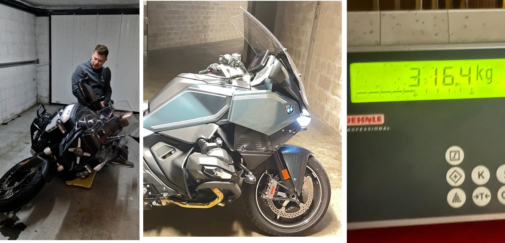 Les vrais poids des BMW R1300RT et R1300GS Adventure ASA